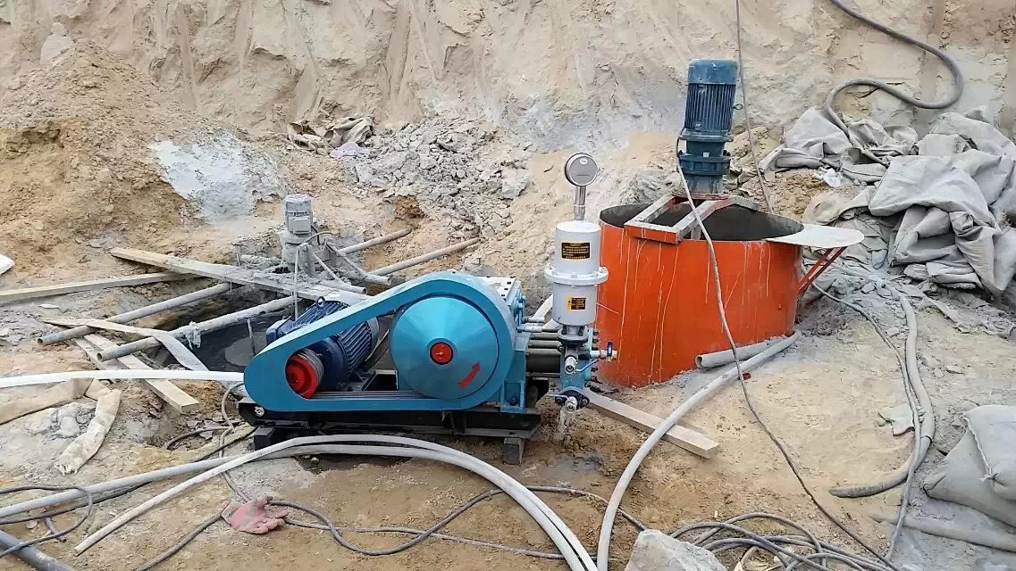 杨市办事处顶管注浆